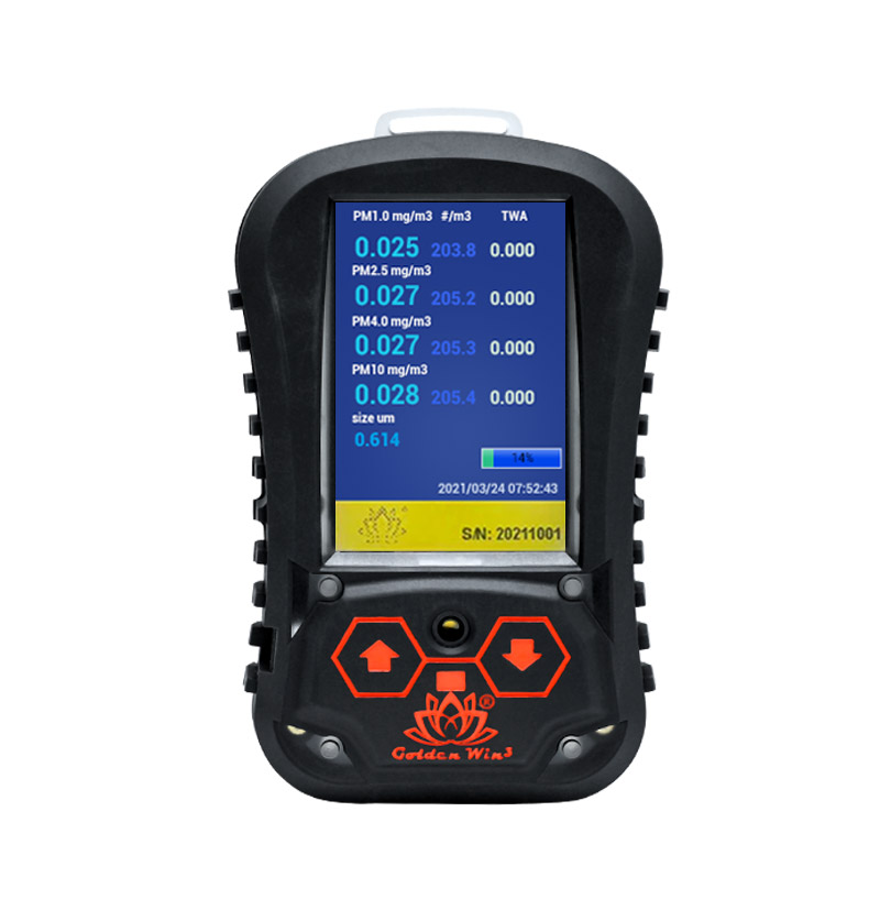 Win3 Portable monitor particulatum pulvis instrumenti
